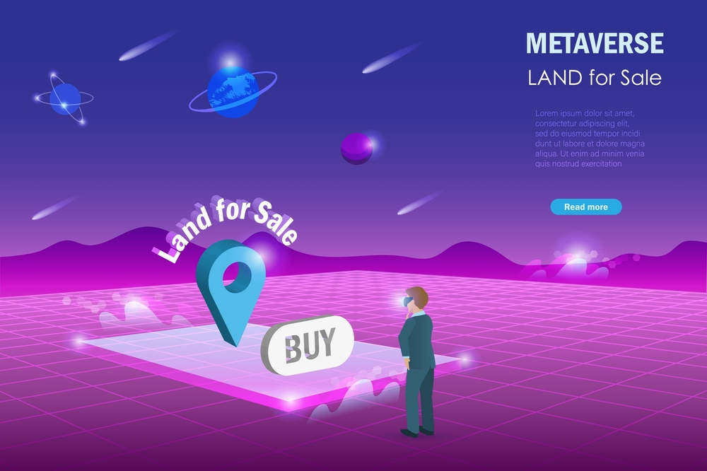 Buy land in metaverse