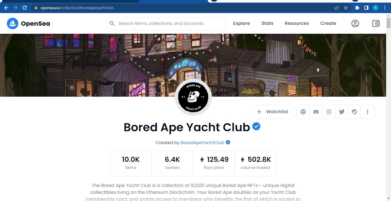 Bored Ape Yacht Club